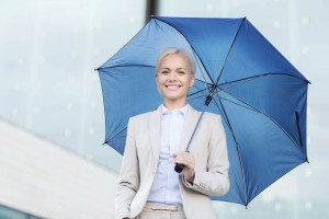 office-girl-umbrella-weather-climate