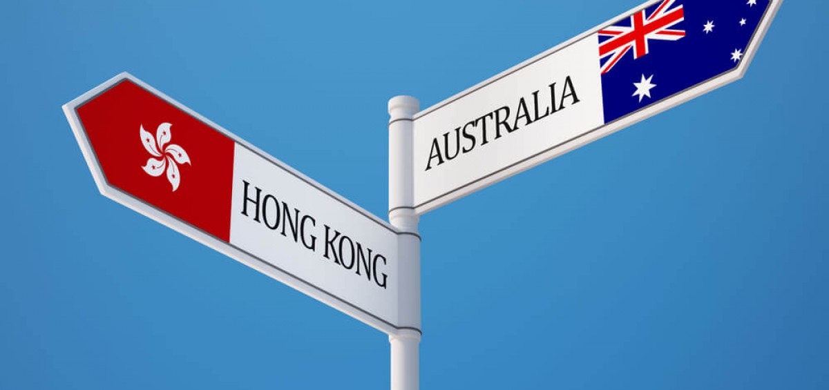 Hong-Kong-Australia-flag-sign-post-migration