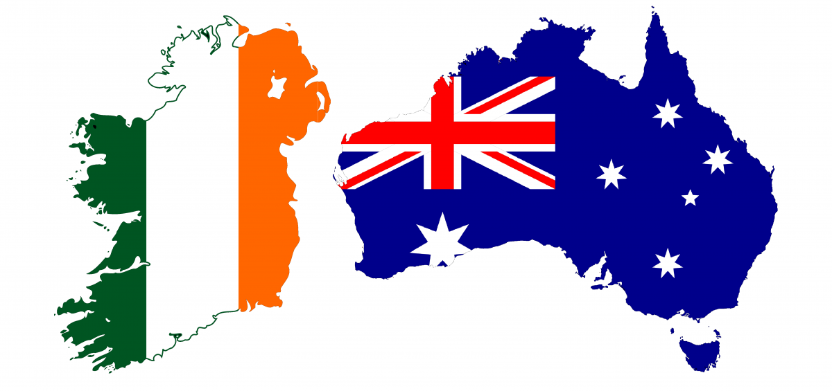 Ireland-Australia-map-flag-side-by-side